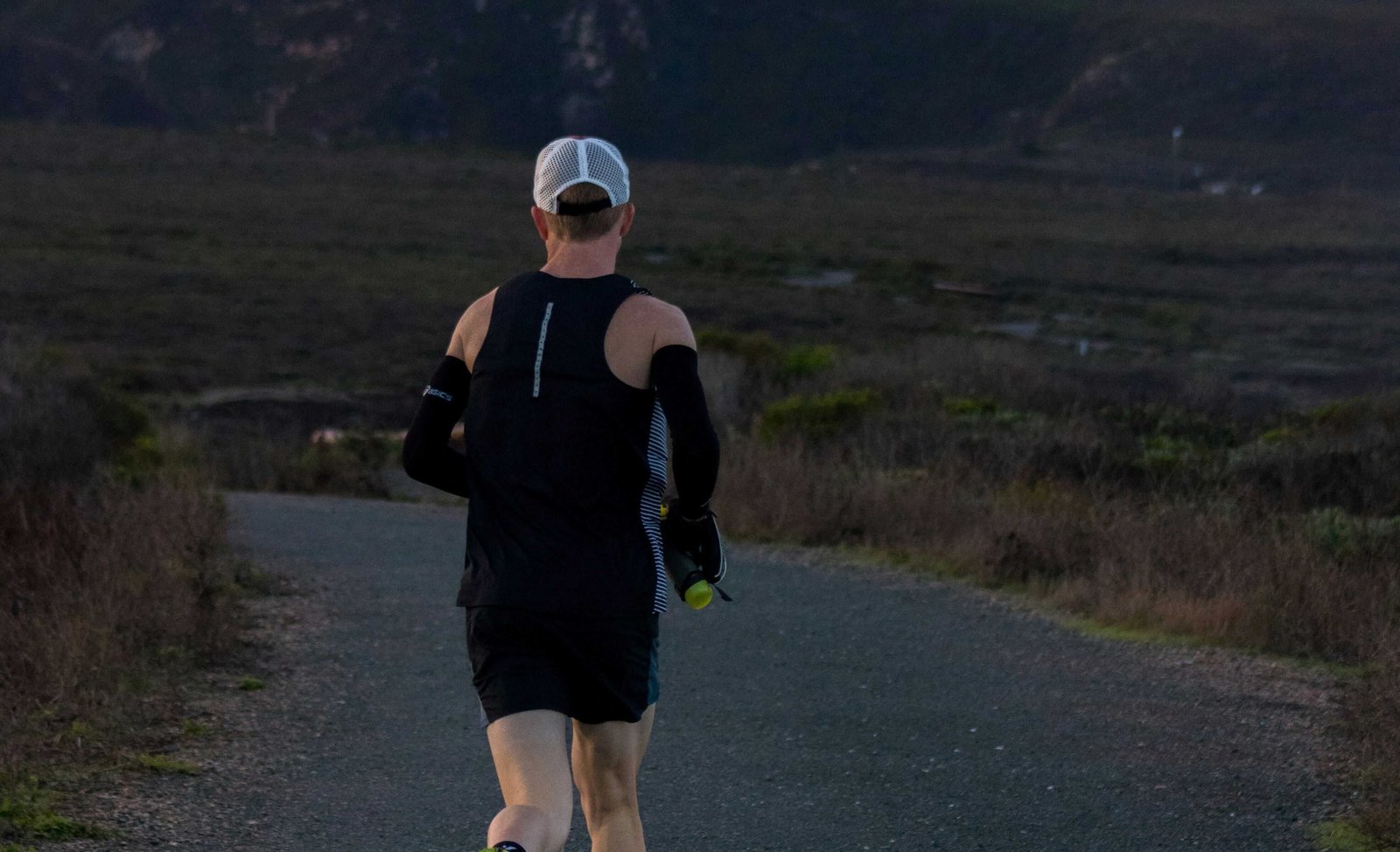 Trail runner on the fell